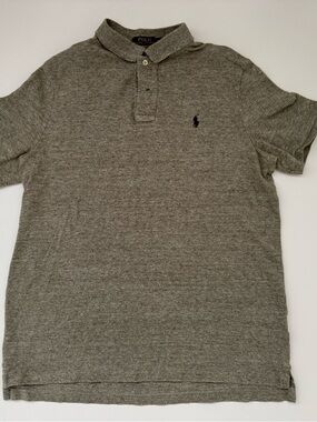 Polo by Ralph Lauren Men's Gray Heather Polo Shirt